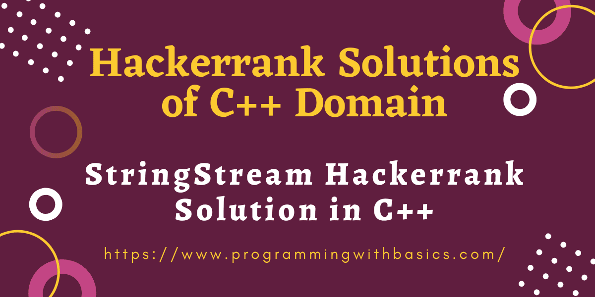 Hackerrank C Programming | Hackerrank C++ Tutorial – HLULDM
