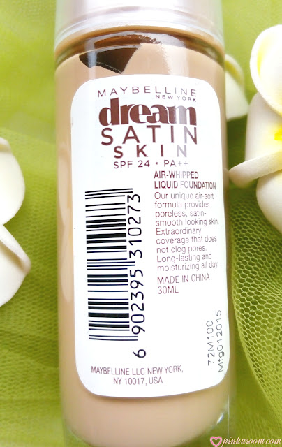 Maybelline Dream Satin Skin Liquid Foundation Review Pinkuroom