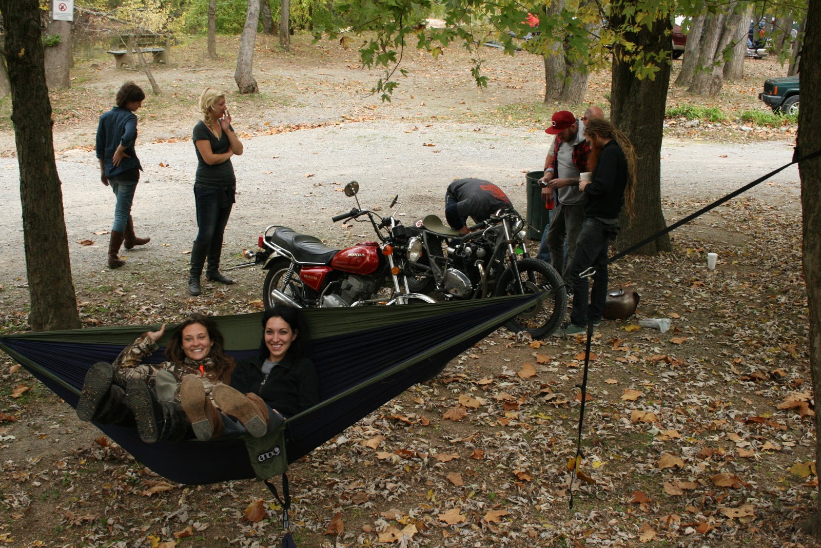 motorcycle camping trip
