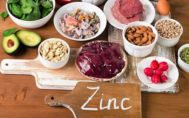 Alimentos y propiedades que contiene el Zinc