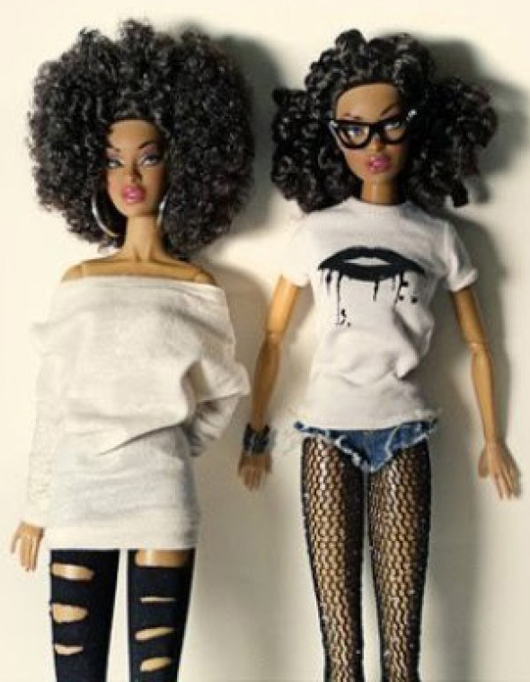DoTs and StRipEs: Black Barbie ♥♥♥
