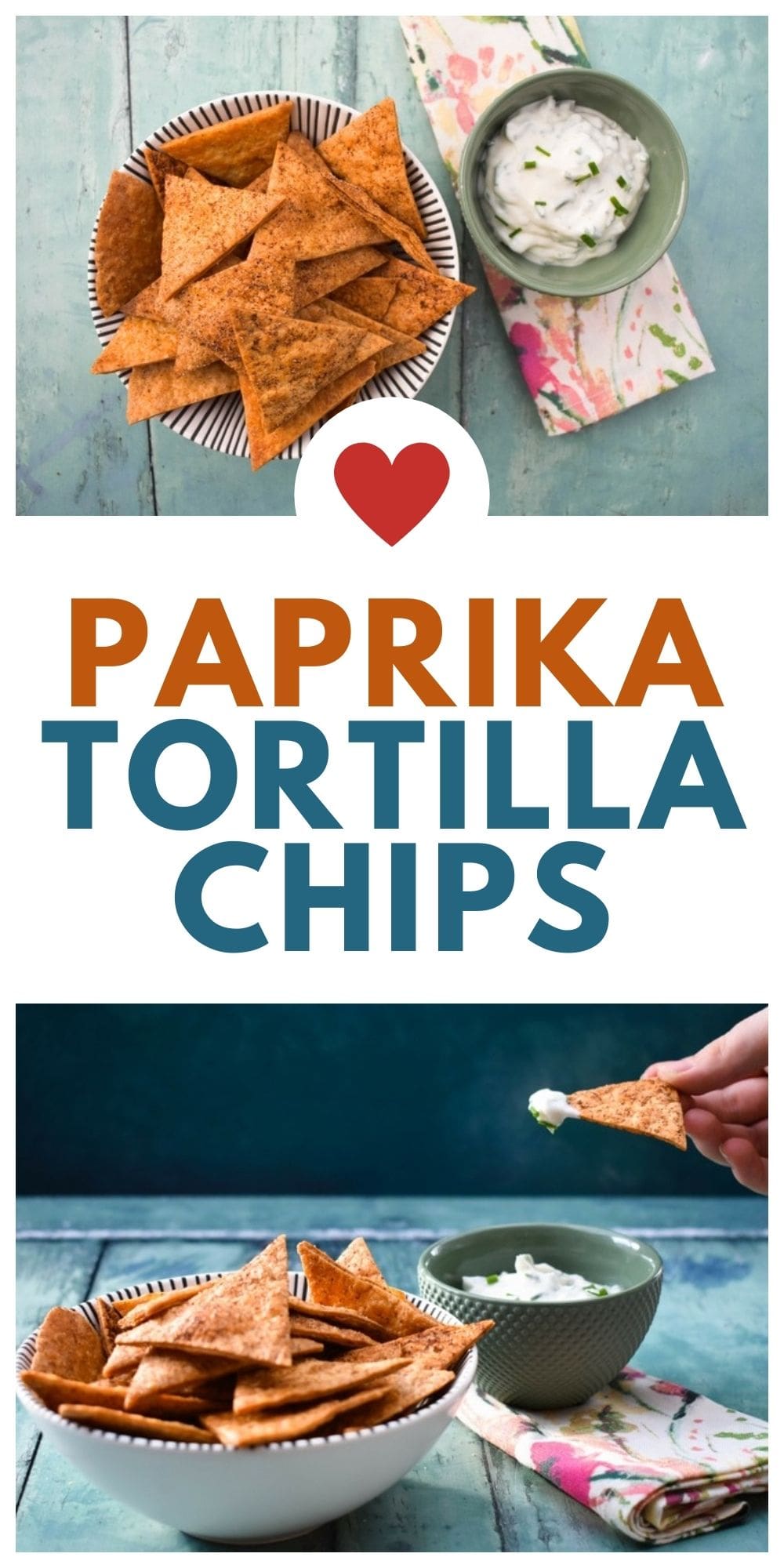 Easy Paprika Tortilla Chips theveganlunchbox.co.uk