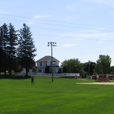 House at the 'Field of Dreams' movie site in Dyersville, Iowa