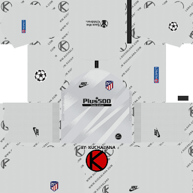Atletico Madrid 2019/2020 champions league Kit - Dream League Soccer Kits
