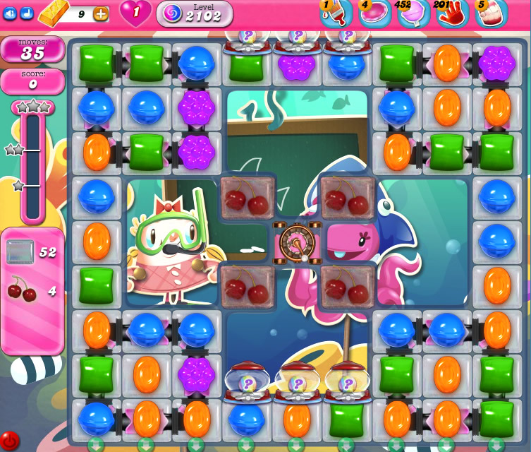 Candy Crush Saga level 2102