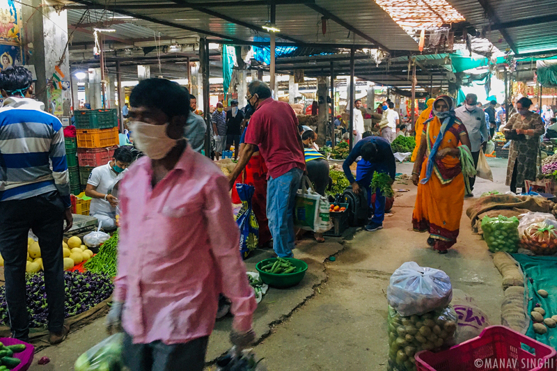 Lal Kothi Sabji Mandi, Jaipur. One of the biggest Vegetable Market of Jaipur.