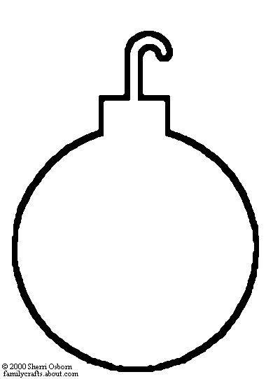 kaboose coloring pages for christmas ornaments - photo #36