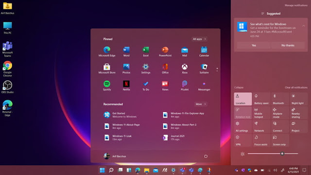جميع مميزات ويندوز 11 All the features of Windows وتاريخ الترقية مجاناً
