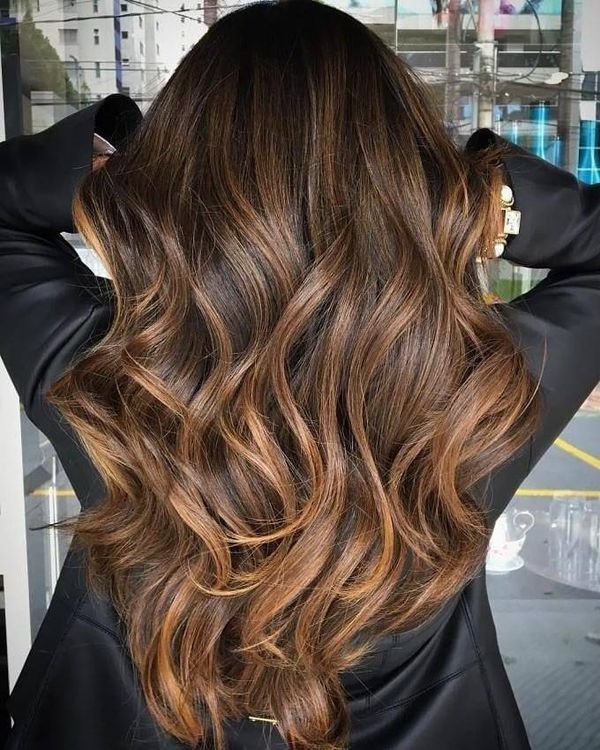 Chocolate cake hair color
