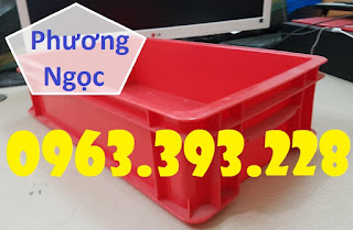 Thùng nhựa đặc B2, khay nhựa đựng linh kiện, thùng có nắp 82c5e295812c66723f3d