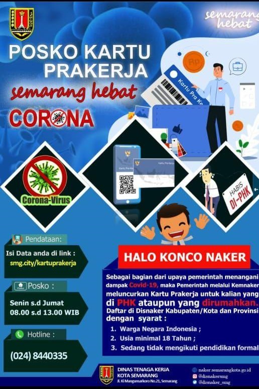 Cara Daftar Kartu Prakerja 2020 di Semarang - maswisnu.com