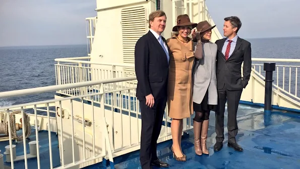 King Willem-Alexander of The Netherlands and Queen Maxima of The Netherlands and Crown Prince Frederik of Denmark and Crown Princess Mary of Denmark visits Samso Island