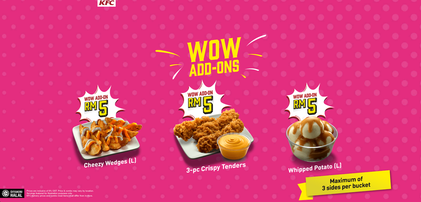 Harga WOW Bucket KFC
