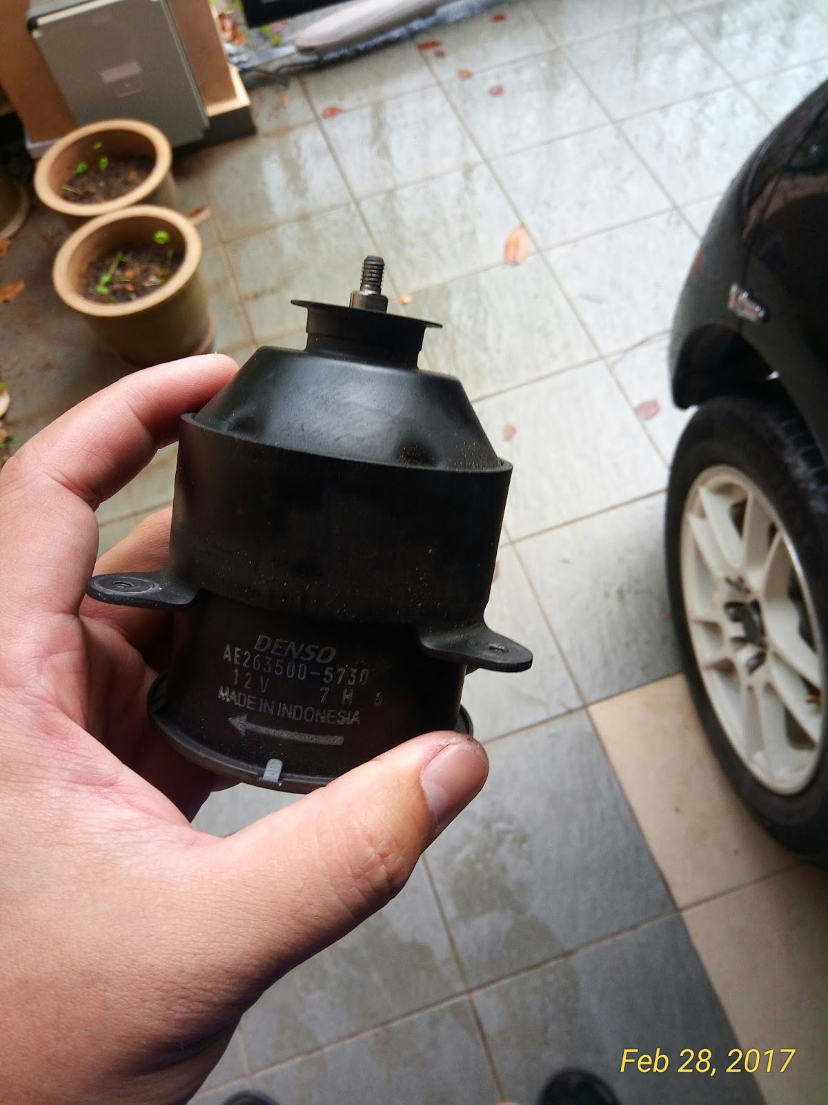 TANDATANDA MOTOR KIPAS RADIATOR MYVI NAK ROSAK