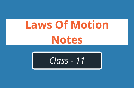 Laws Of Motion Class 11 | Physics | Notes Laws Of Motion Class 11 | Physics | Notes