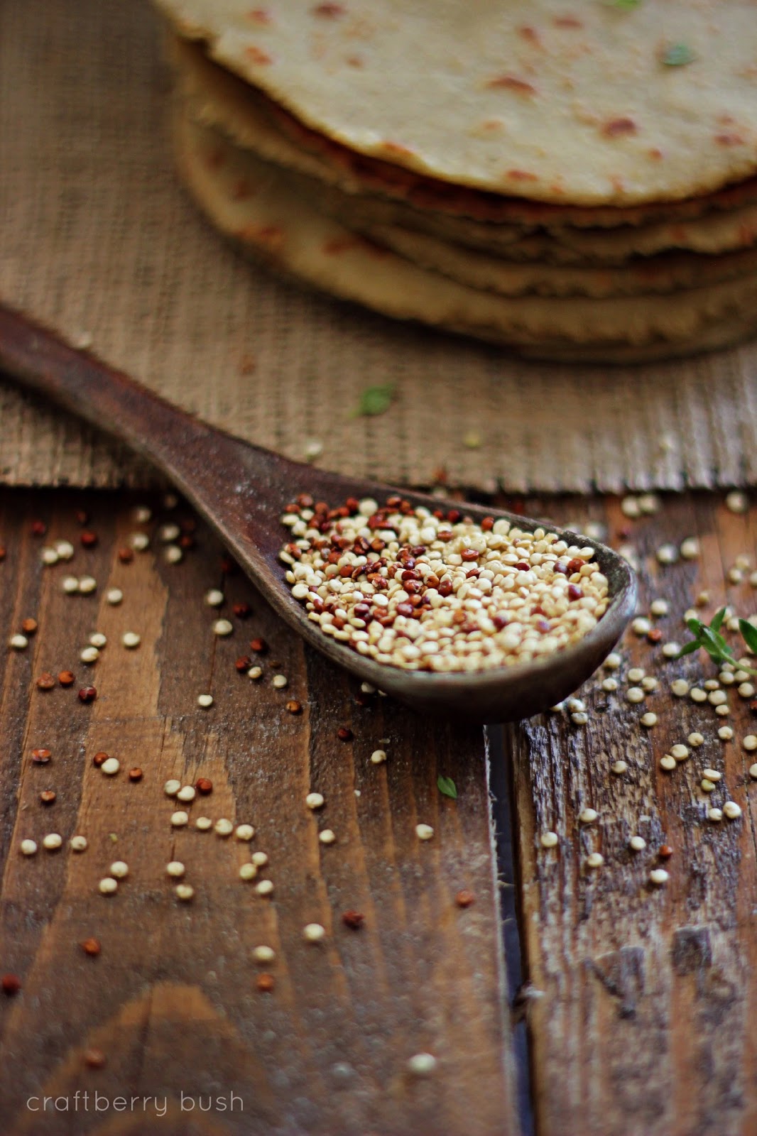 Quinoa and Brown Rice Flour Tortillas