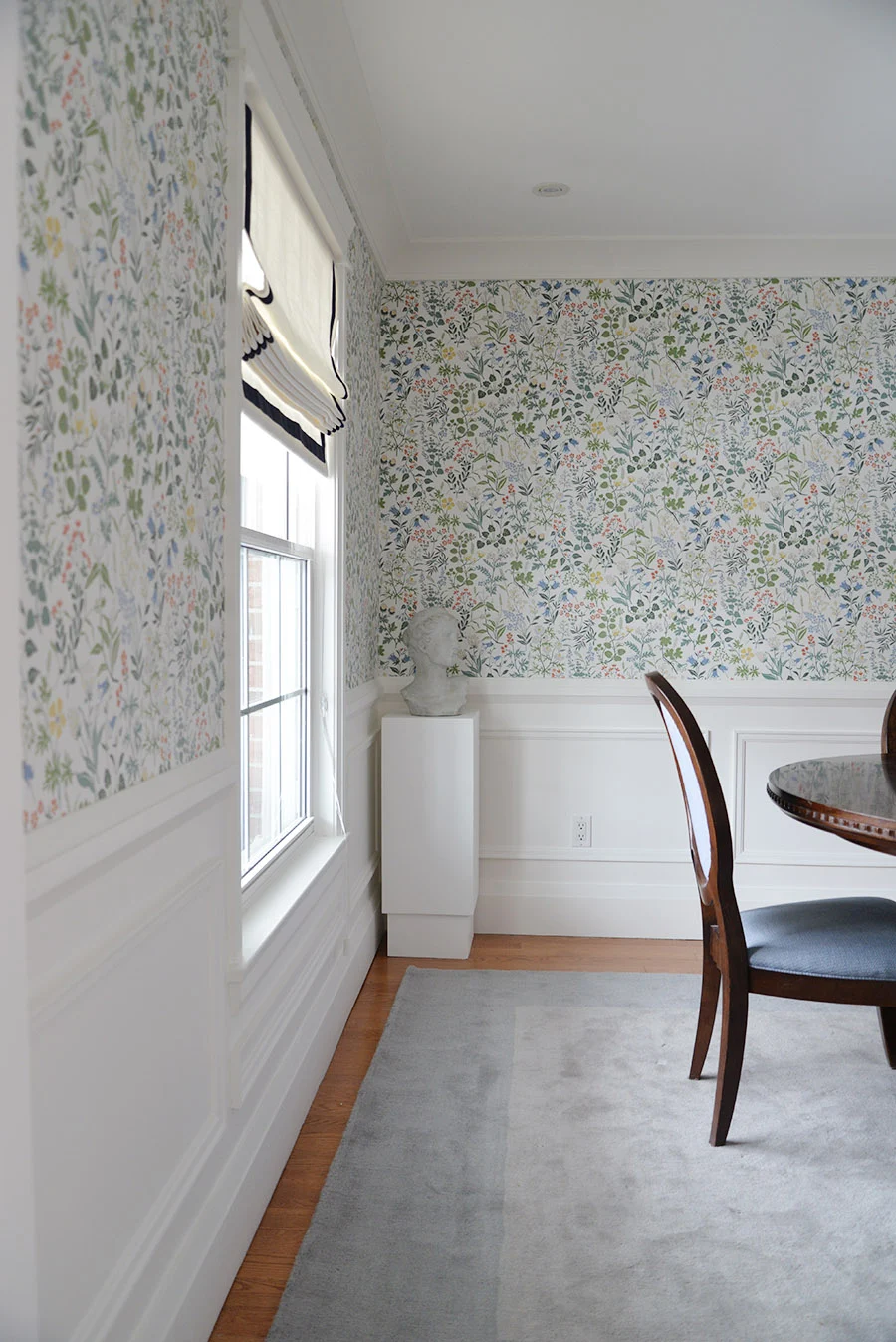 hardboard panel, diy wainscot, dining room wainscot