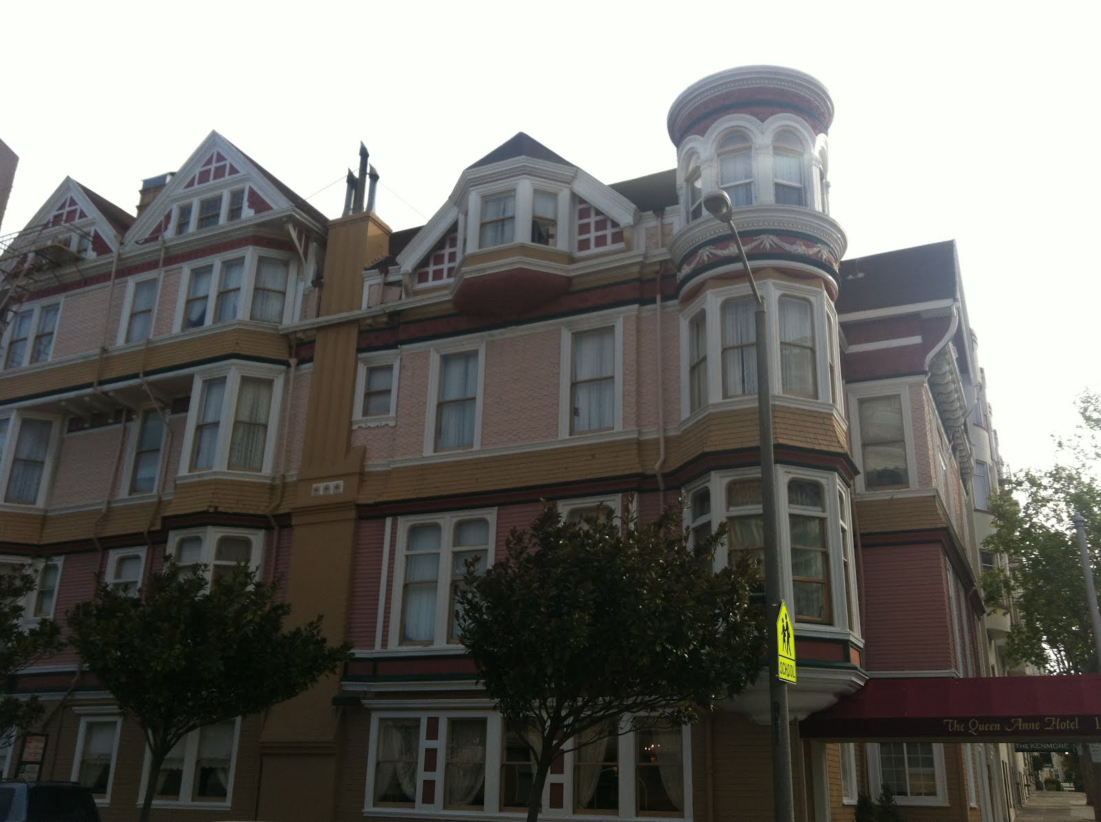 The Queen Anne hotel where we stayed in san francisco