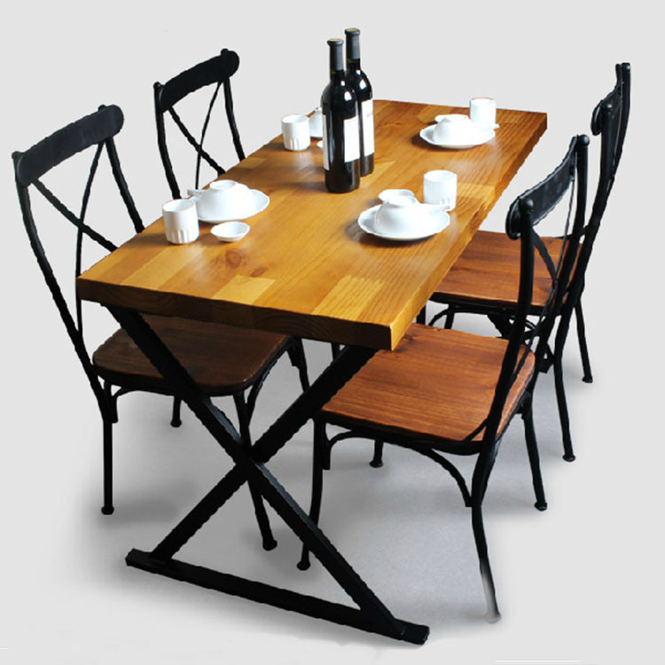 Mẫu bàn ghế mặt gỗ khung sắt cho nhà hàng « Setup Bàn Ghế: Thiết ...