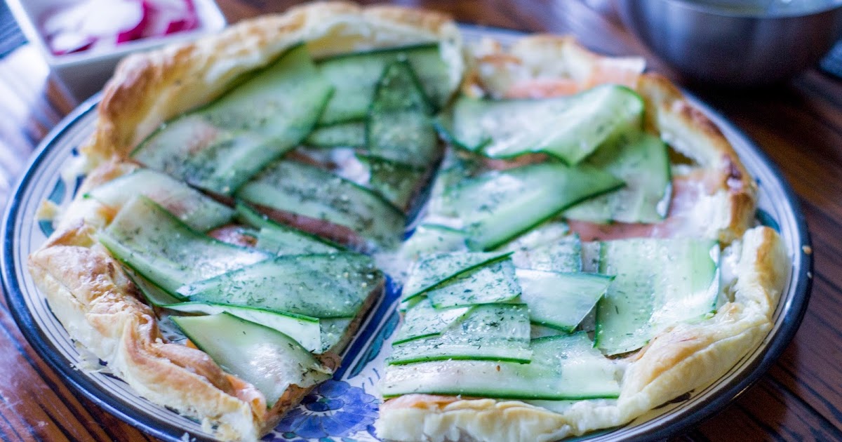 Smoked Salmon (or Trout) Tarte Salée | French Kitchen Fusion