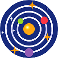 planet position logo for astrology