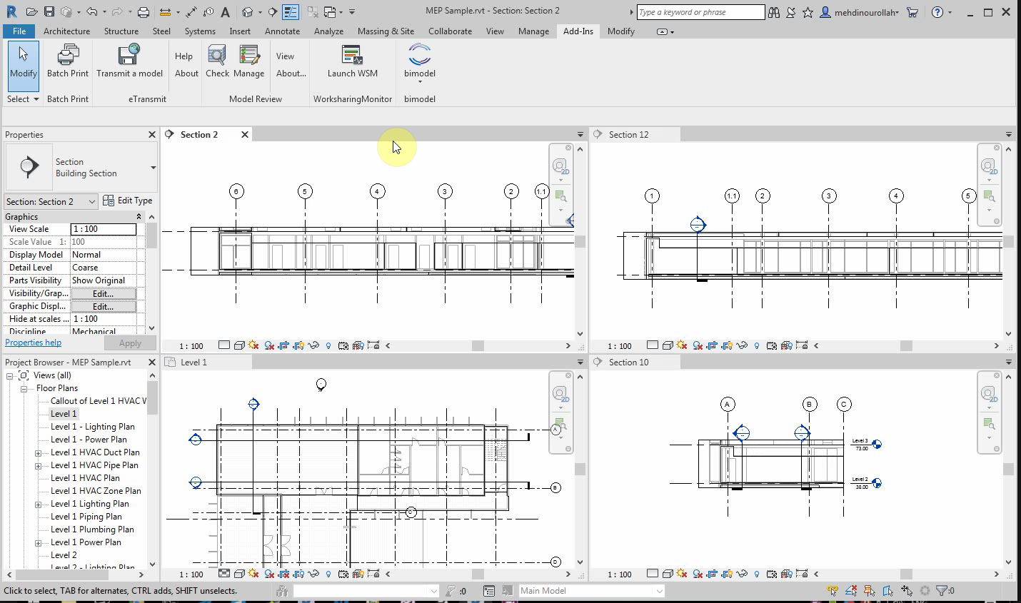 Revit AddOns Free Section Height Editor