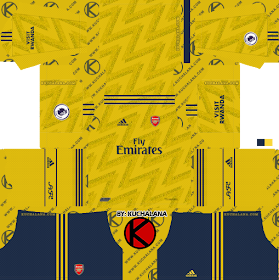 Arsenal 2019/2020 Kit - Dream League Soccer Kits