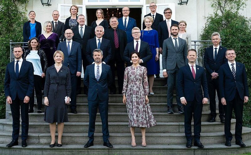 Danish Crown Crown Princess hosted an anniversary dinner for Baltic states