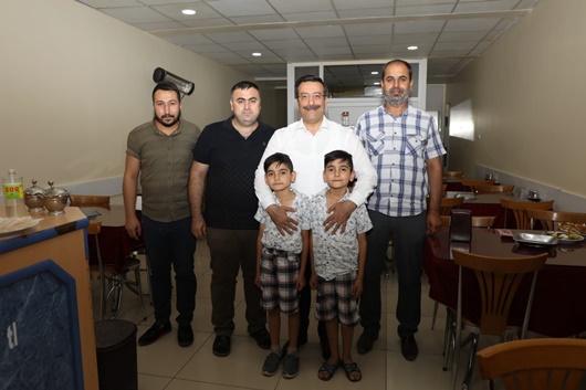 Diyarbakır Büyükşehir Belediye Başkanı Cumali Atilla’dan Çınar’a ziyaret