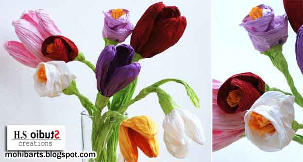 Paper Rope SPRING FLOWERS