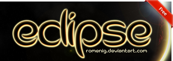 Efeito Photoshop: Amazing Eclipse Free Layer Style