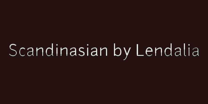 Scandinasian by lendalia