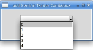 Add Itmes in ComboBox in Tkinter Python with Loop Example ...