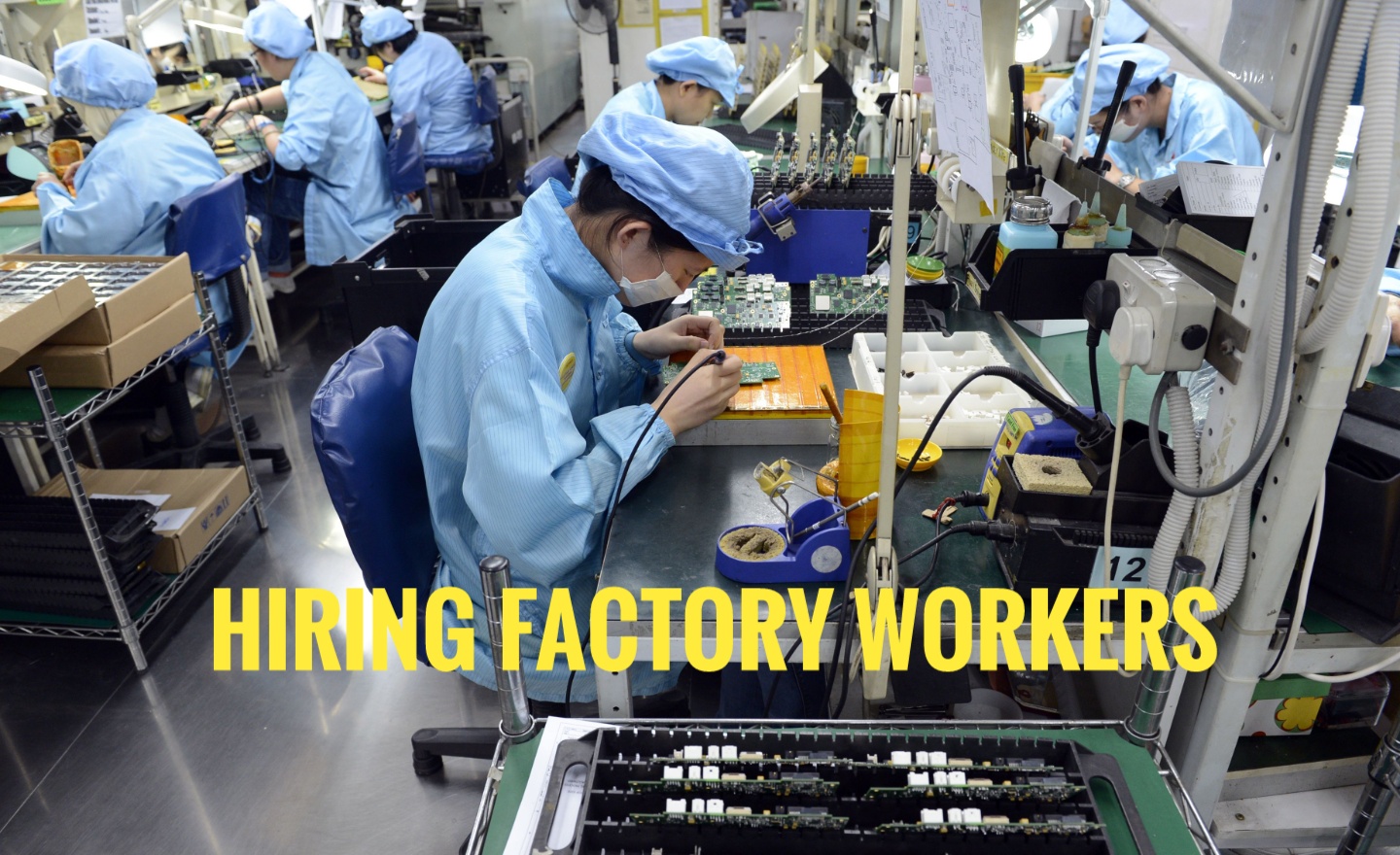 Tenglong Agency now Hiring Factory Workers Via Online Application