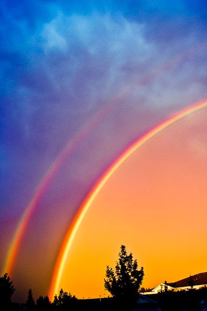 Double Rainbow Stunning Nature