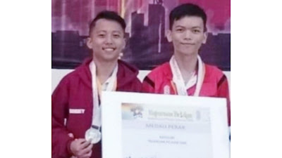 Christofel Katiandago dan Julianto Mulya Juara Dua Kejurnas Bridge Pelajar