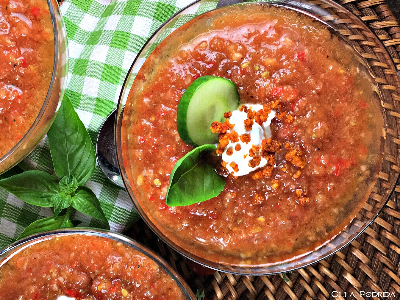 OllaPodrida Fresh Tomato Gazpacho