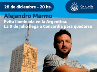 Resultado de imagen para Evita: de la 9 de Julio a Concordia