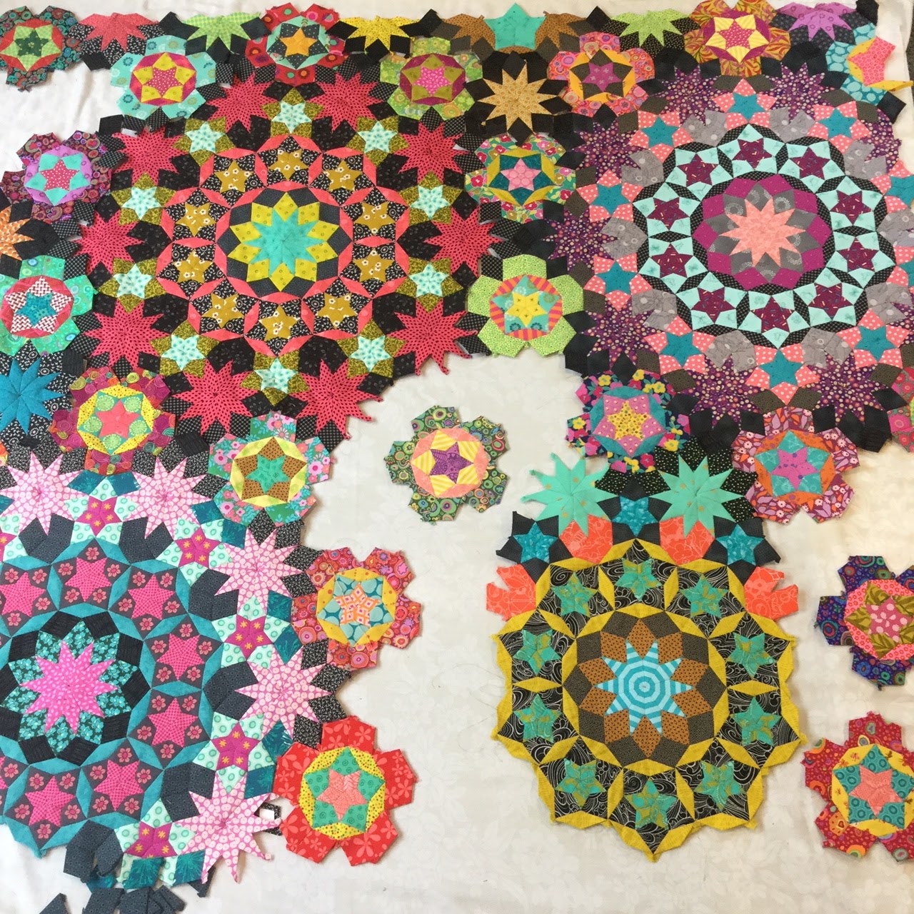 Wendy's Quilts and More Millefiori Quilts 2 Ballet with Kaffe Fassett
