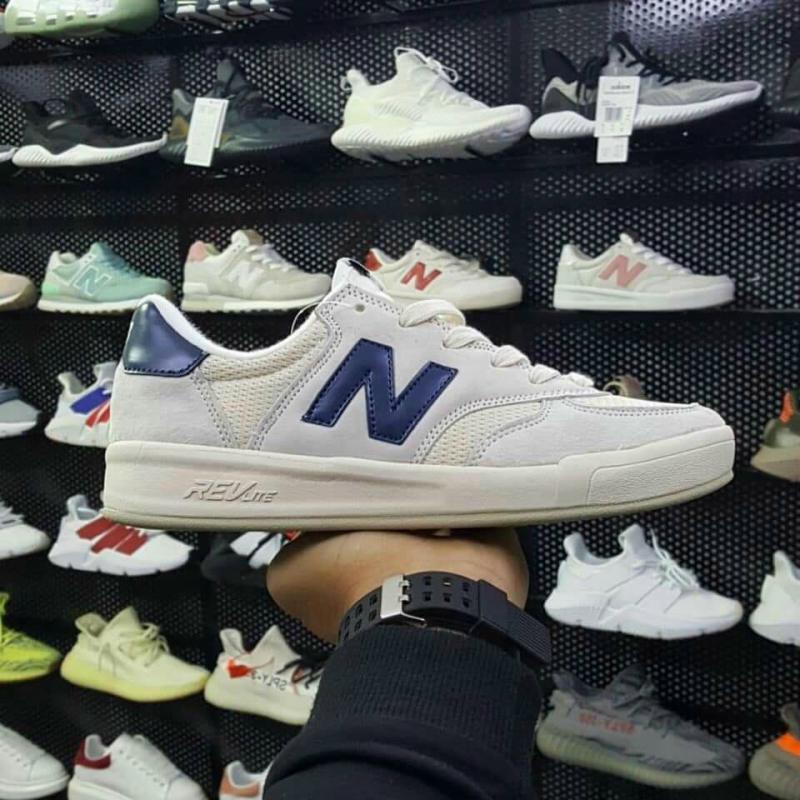 Giày thể thao sneaker nam nữ NB Chữ xanh than hàng cao cấp full box