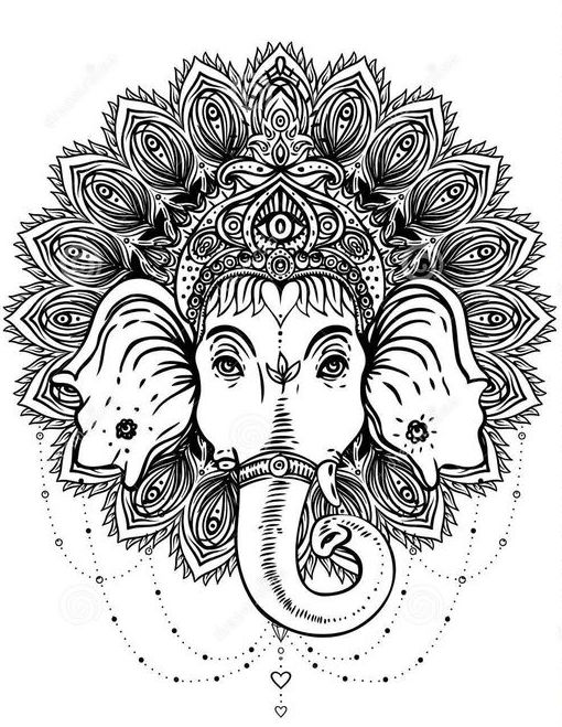Tattoos Book: +2500 FREE Tattoo Designs: Elephant Tattoo Stencils