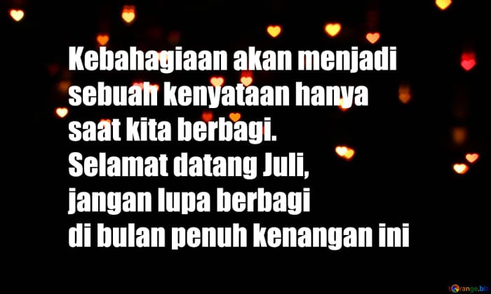 contoh ucapan bulan juli kata ucapan bulan juli