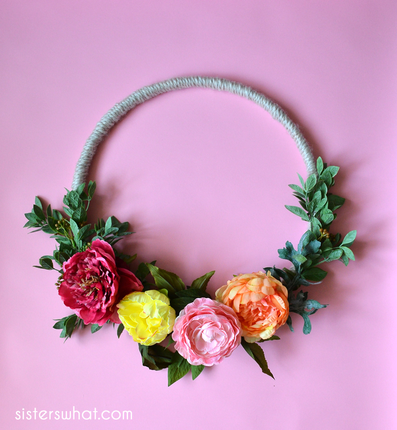diy Spring wreath tutorial