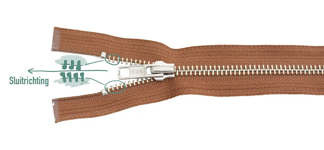 rits shop, tassen webshop en winkel, ritsschuiver, metalen rits