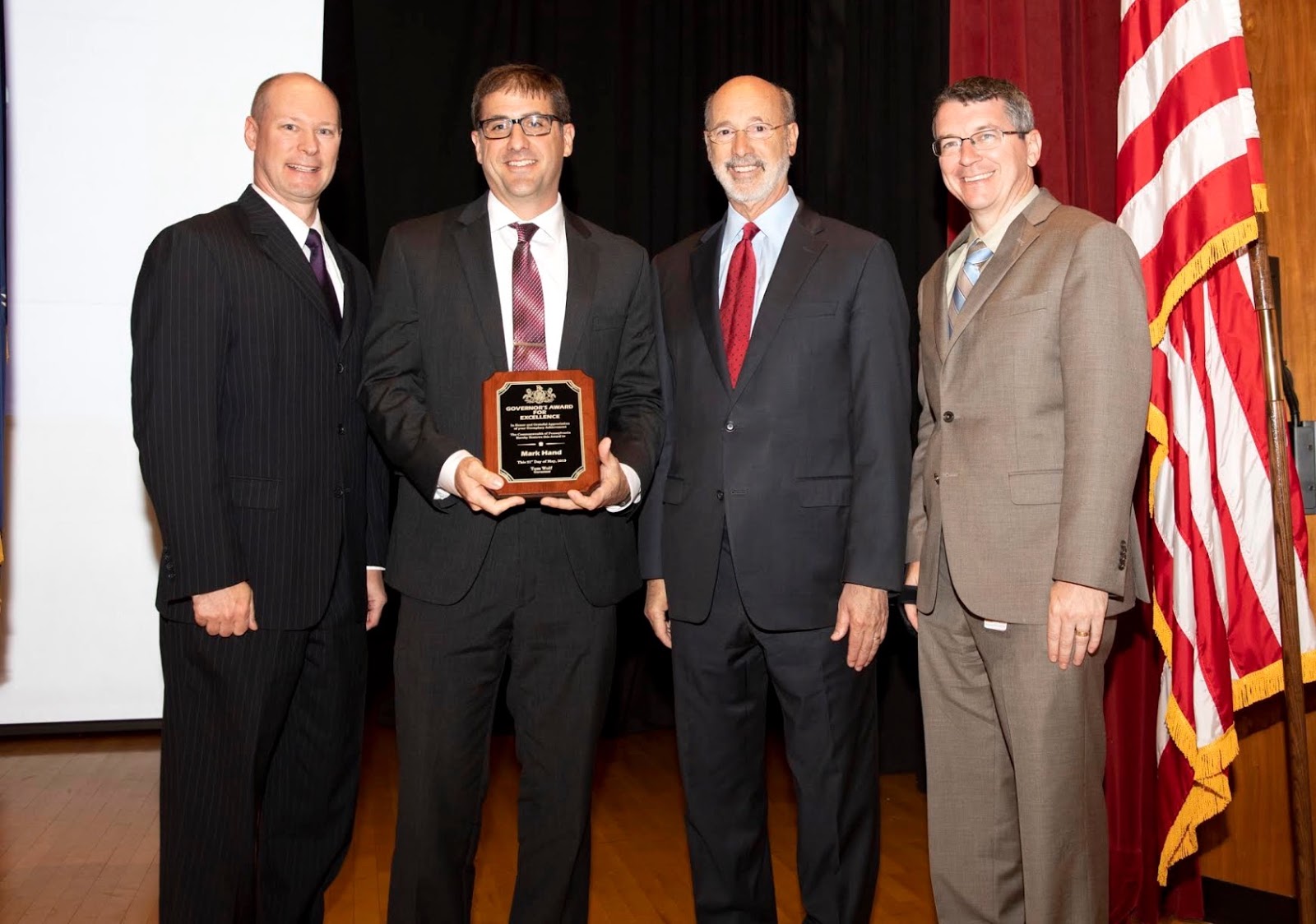 PA Environment Digest Blog DEP's Mark Hand Receives Governor's Award