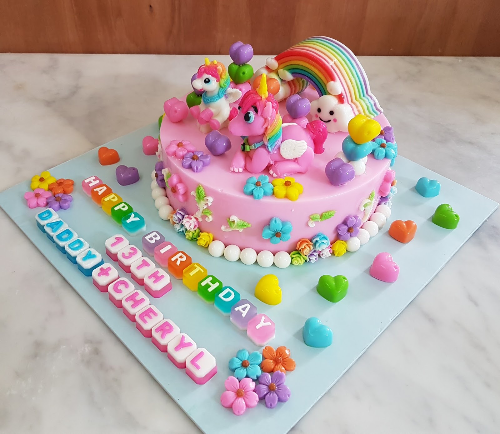 Yochana's Cake Delight! Unicorn Jelly Cake