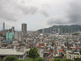 View of Macau and Zhuhai facing southwest from Monte Fort