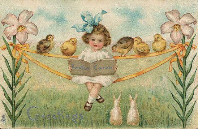 Image result for vintage easter postcards