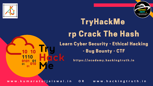 TryHackMe RP : Crack The Hash