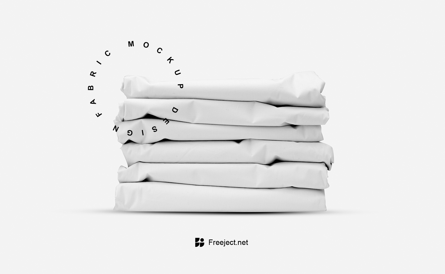 Free Download Folded Fabric Stack Mockups Design